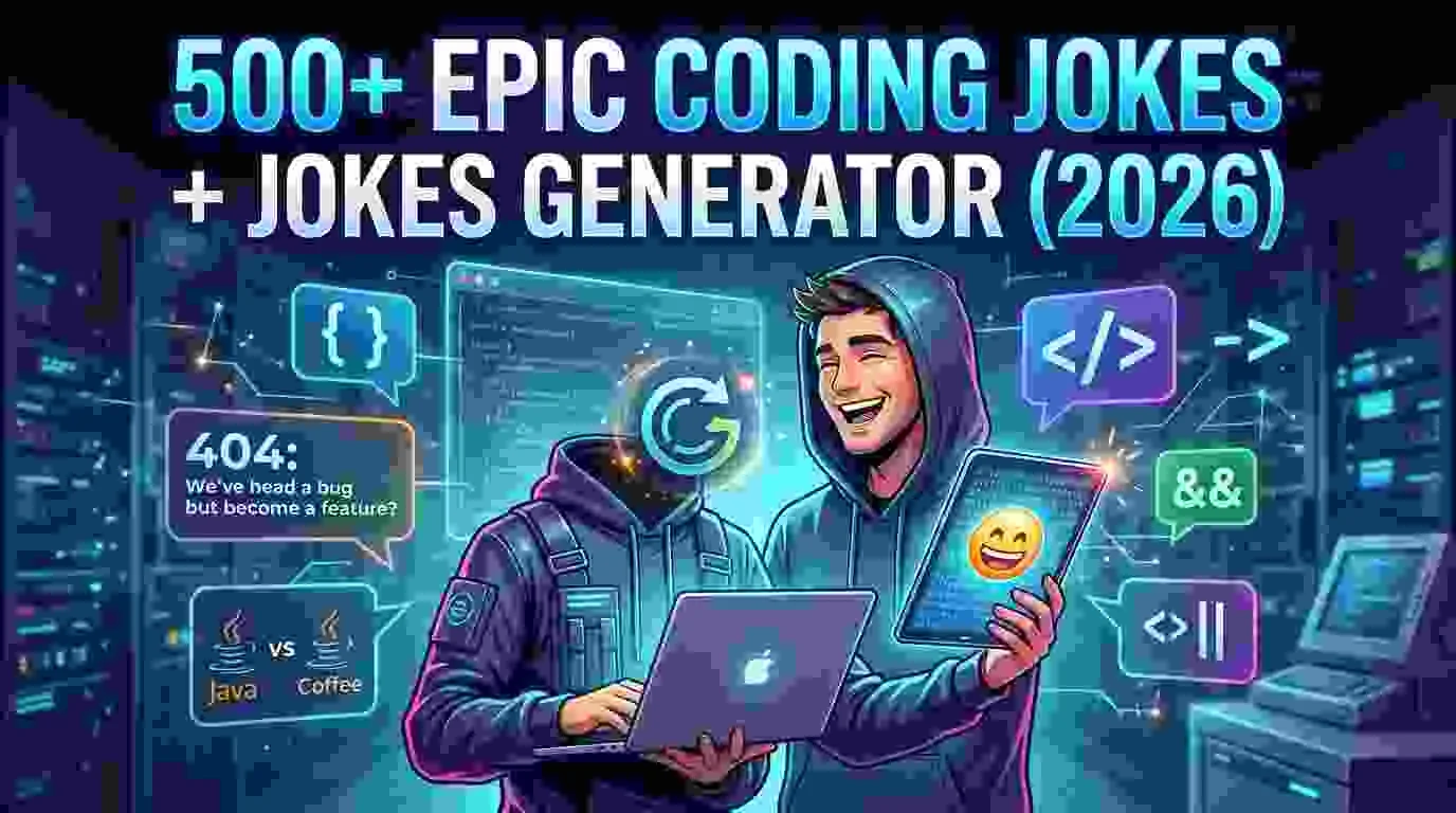 Epic Coding Jokes + Jokes Generator