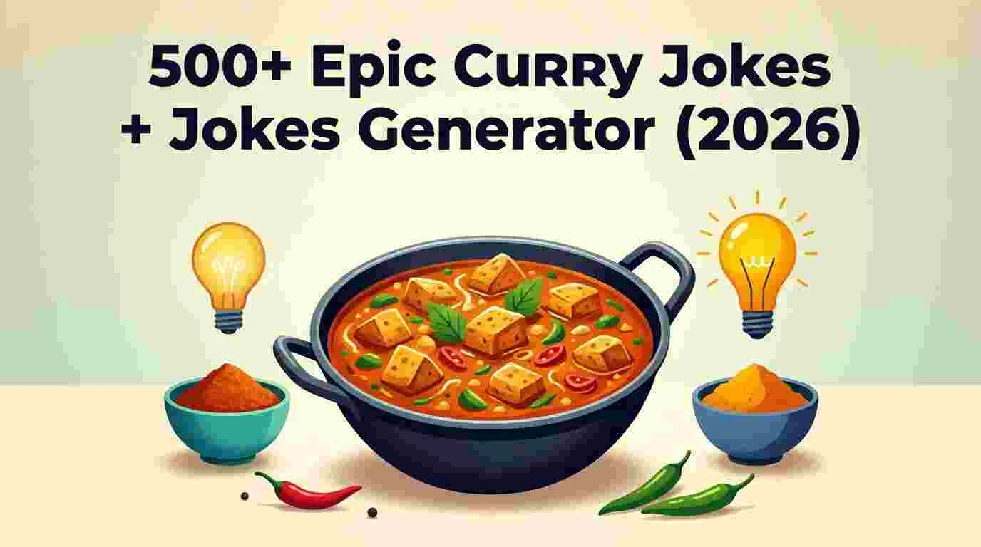 Epic Curry Jokes + Jokes Generator