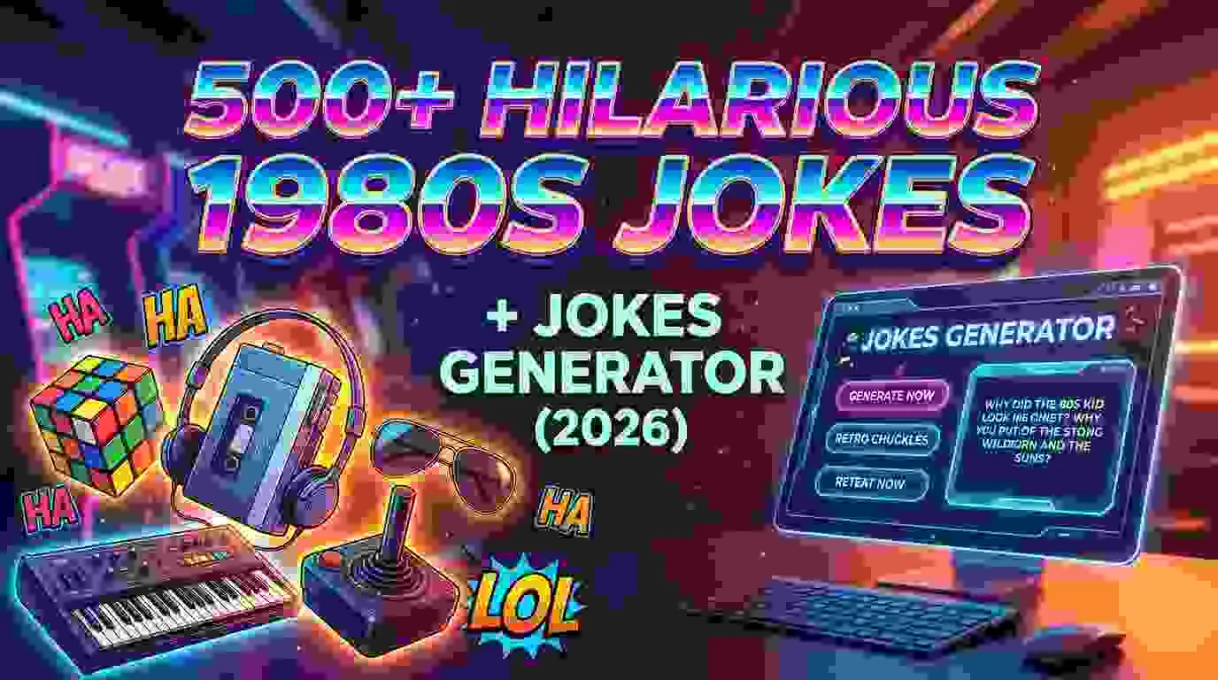Hilarious 1980S Jokes + Jokes Generator