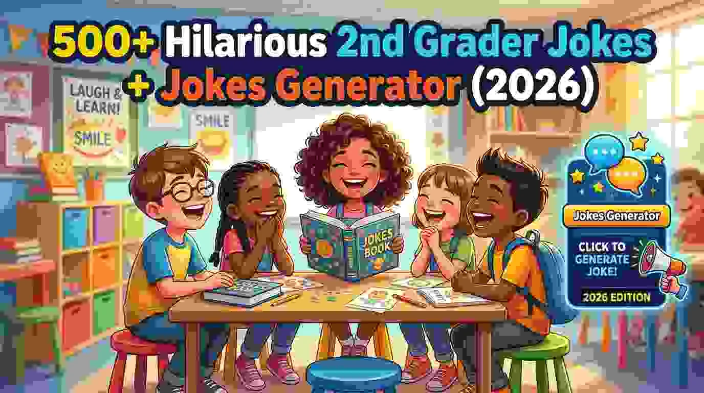 Hilarious 2nd Grader Jokes + Jokes Generator