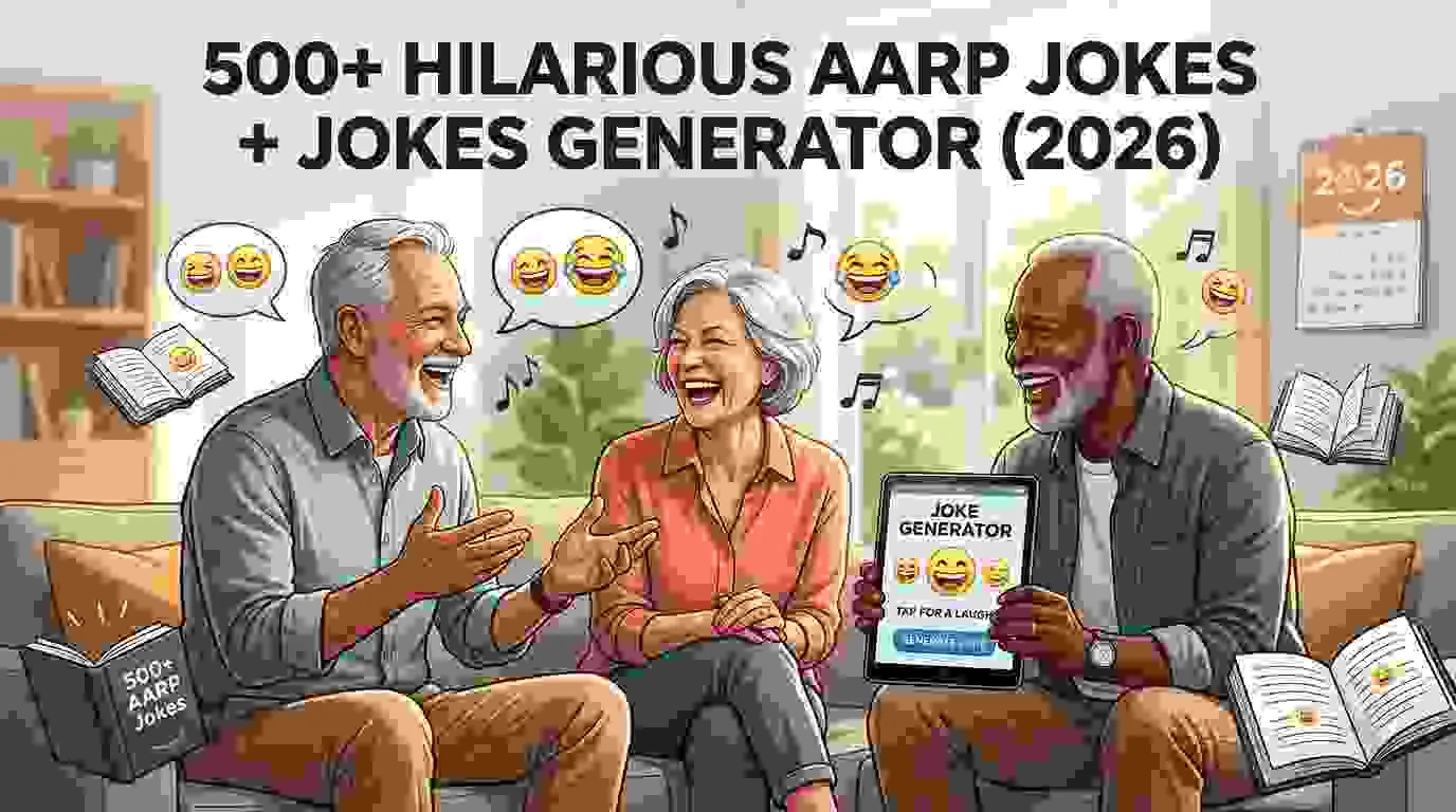 Hilarious AARP Jokes + Jokes Generator