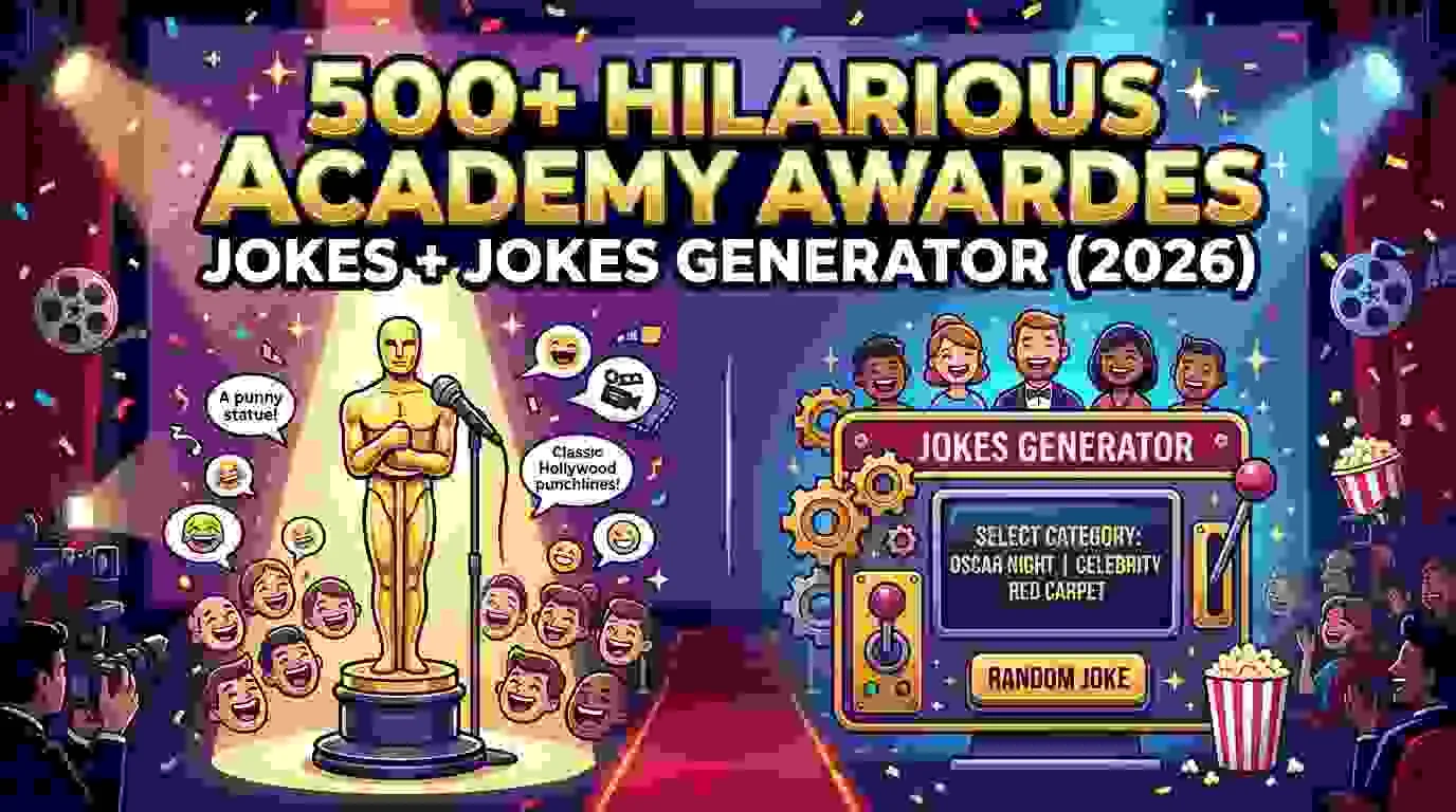 Hilarious Academy Awards Jokes + Jokes Generator