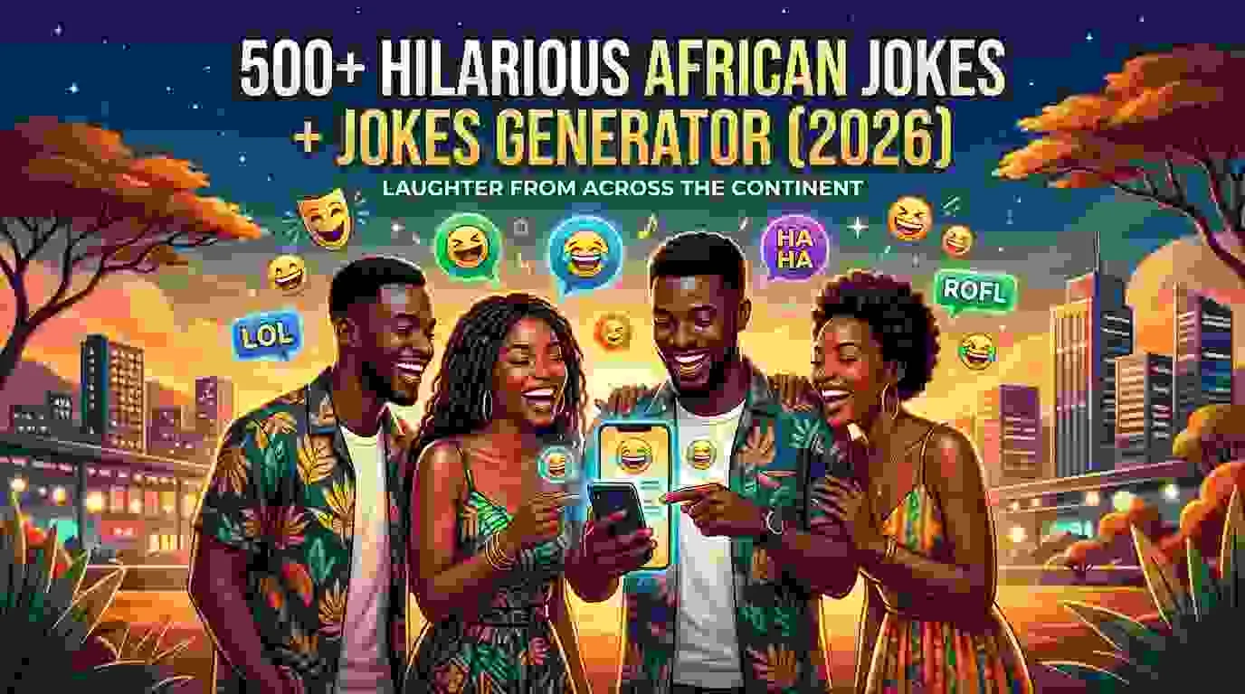 Hilarious African Jokes + Jokes Generator