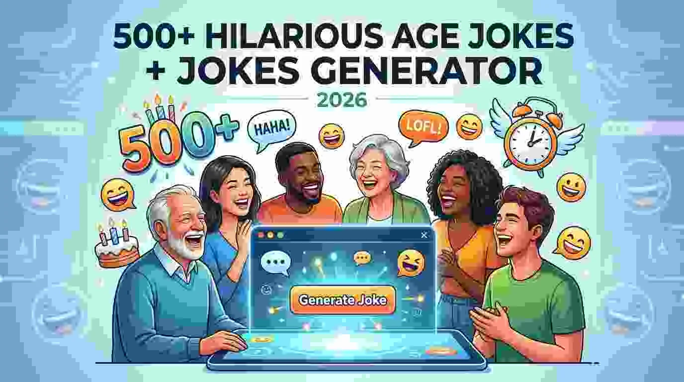 Hilarious Age Jokes + Jokes Generator