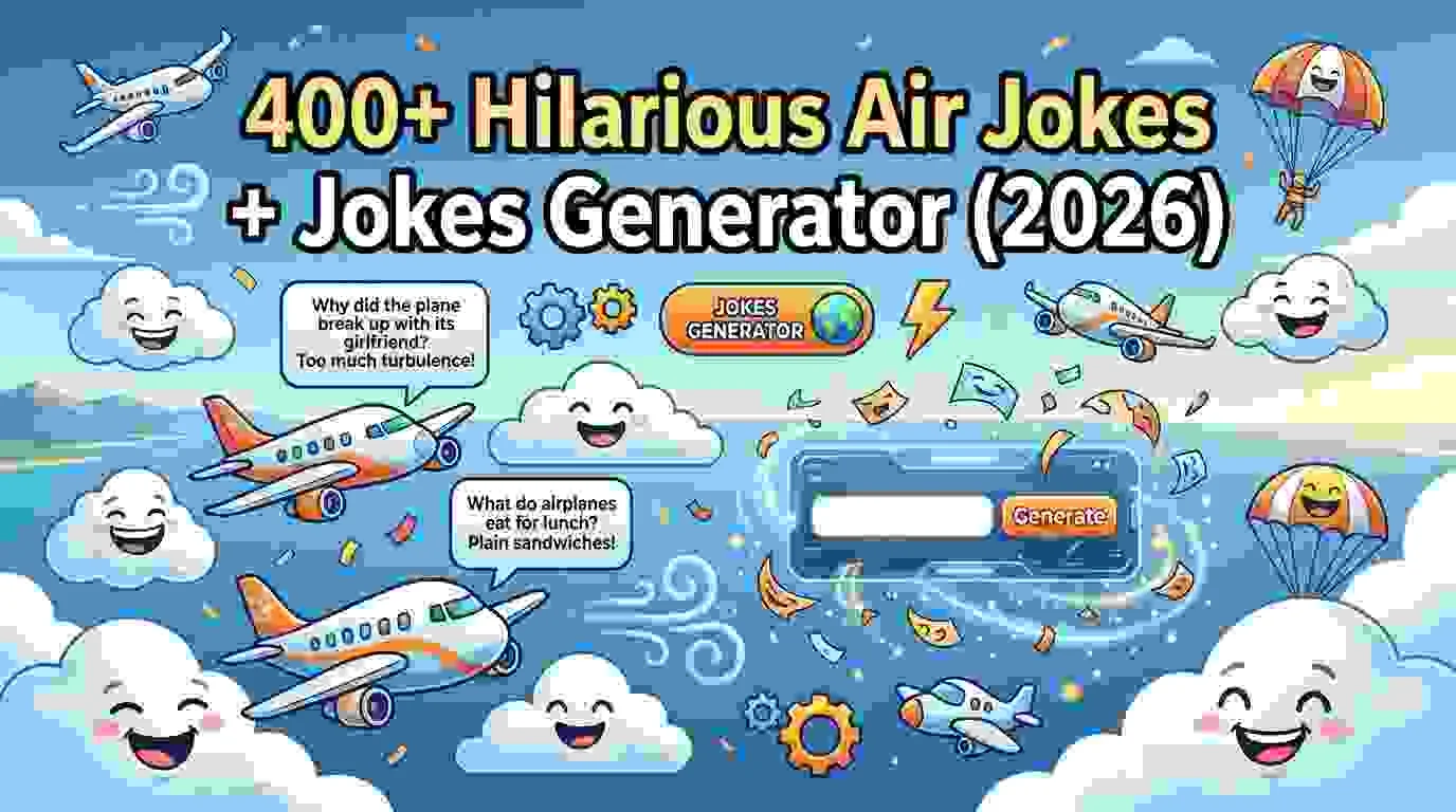 Hilarious Air Jokes + Jokes Generator