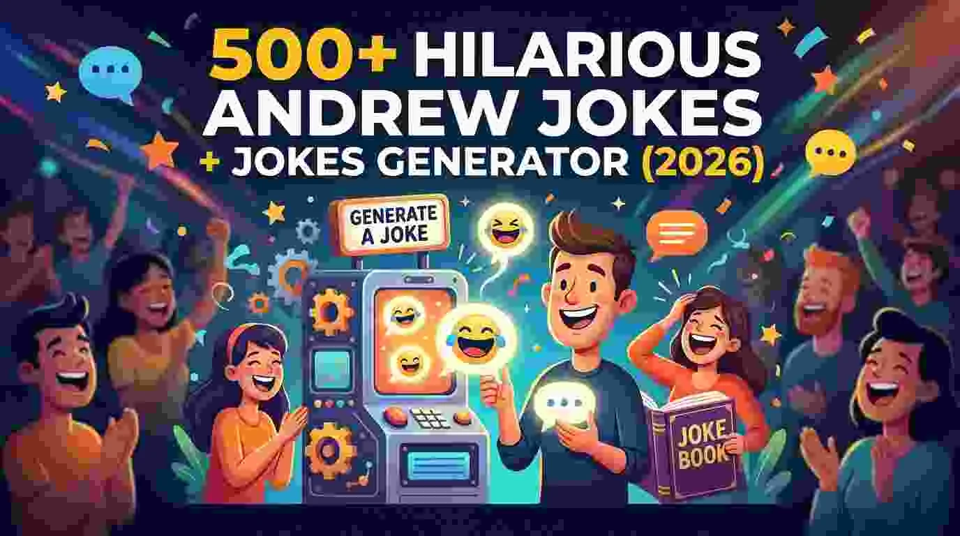 Hilarious Andrew Jokes + Jokes Generator