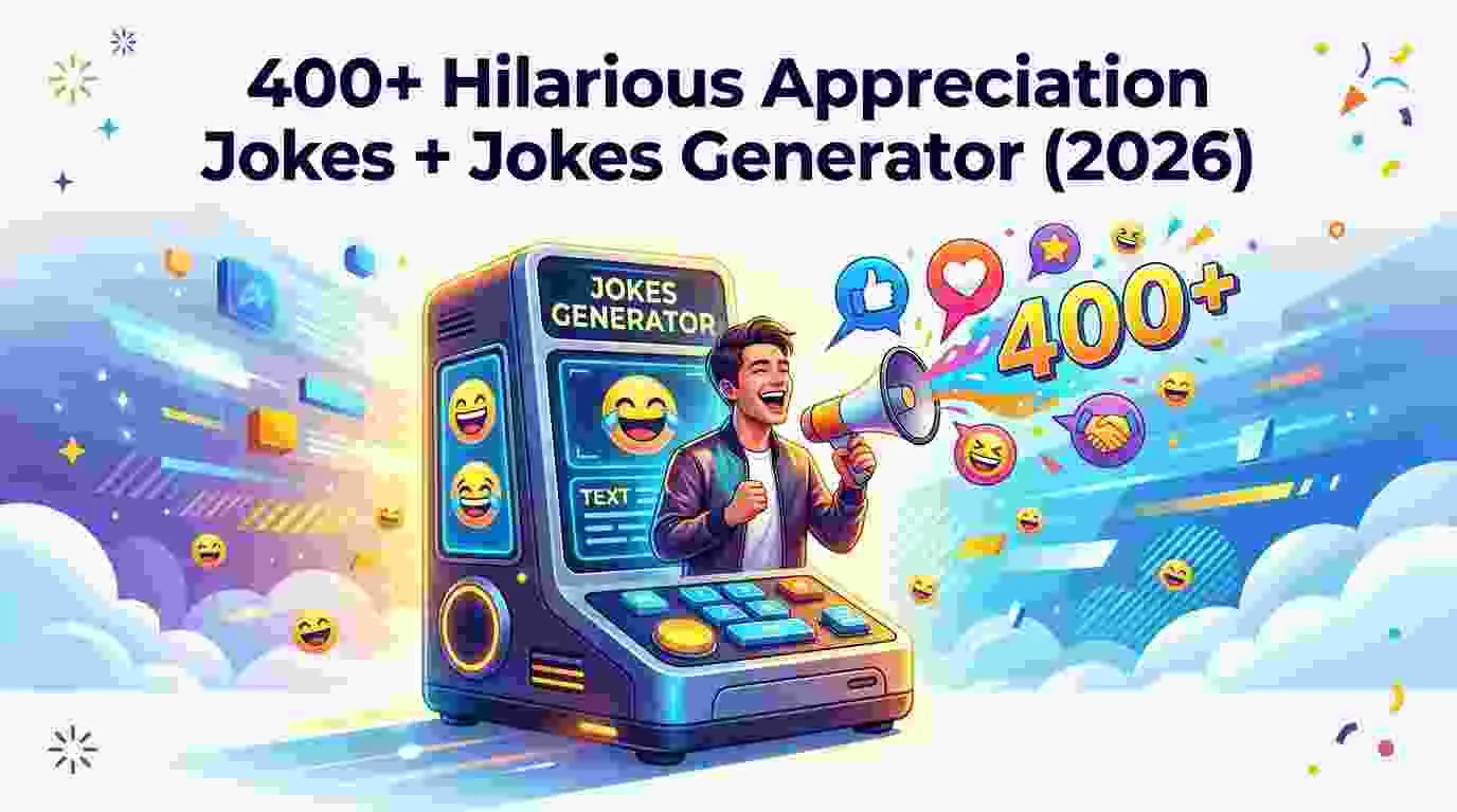 Hilarious Appreciation Jokes + Jokes Generator
