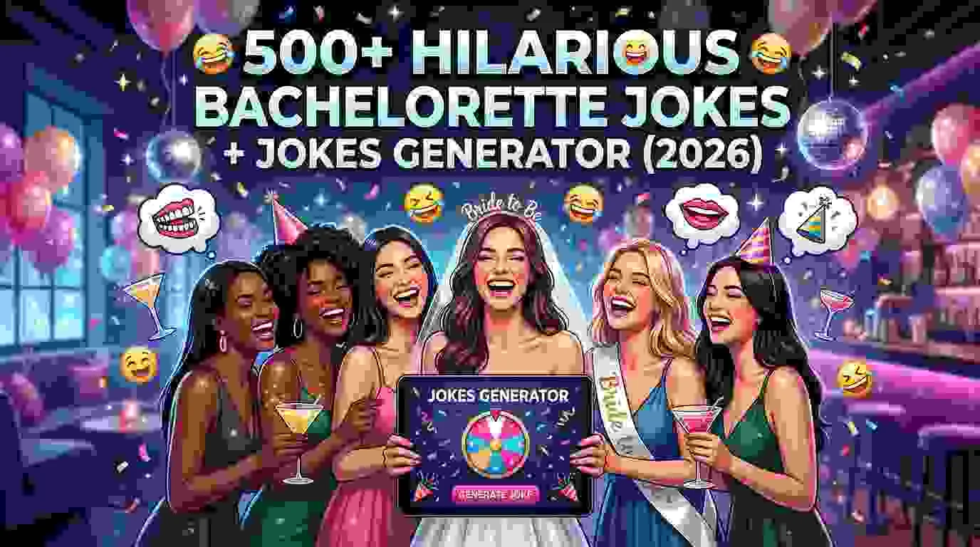 Hilarious Bachelorette Jokes + Jokes Generator