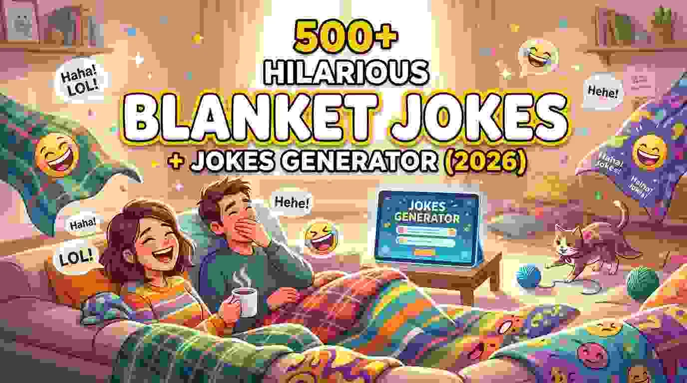Hilarious Blanket Jokes + Jokes Generator