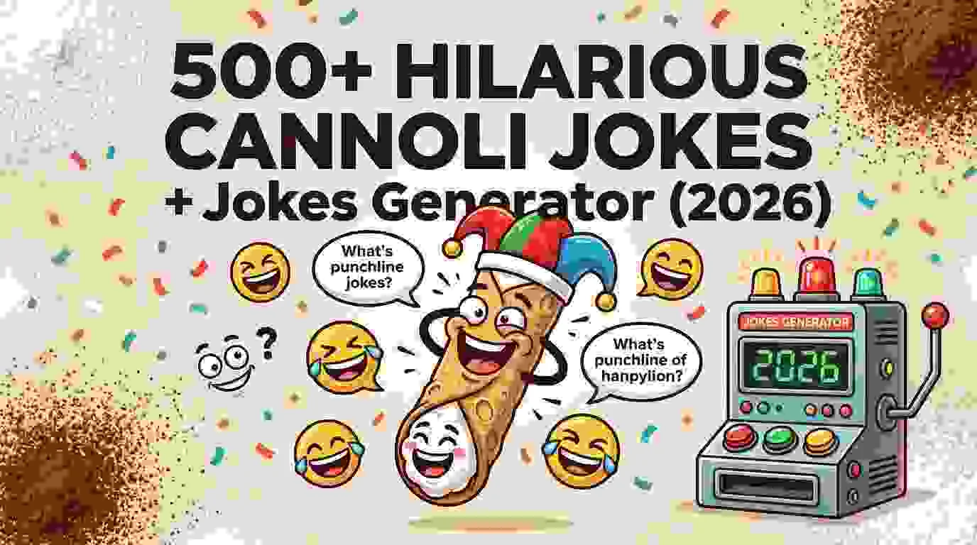 Hilarious Cannoli Jokes + Jokes Generator