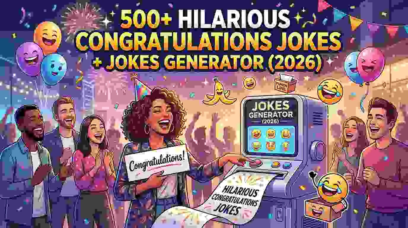 Hilarious Congratulations Jokes + Jokes Generator