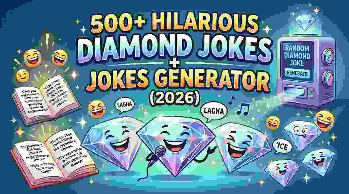Hilarious Diamond Jokes + Jokes Generator