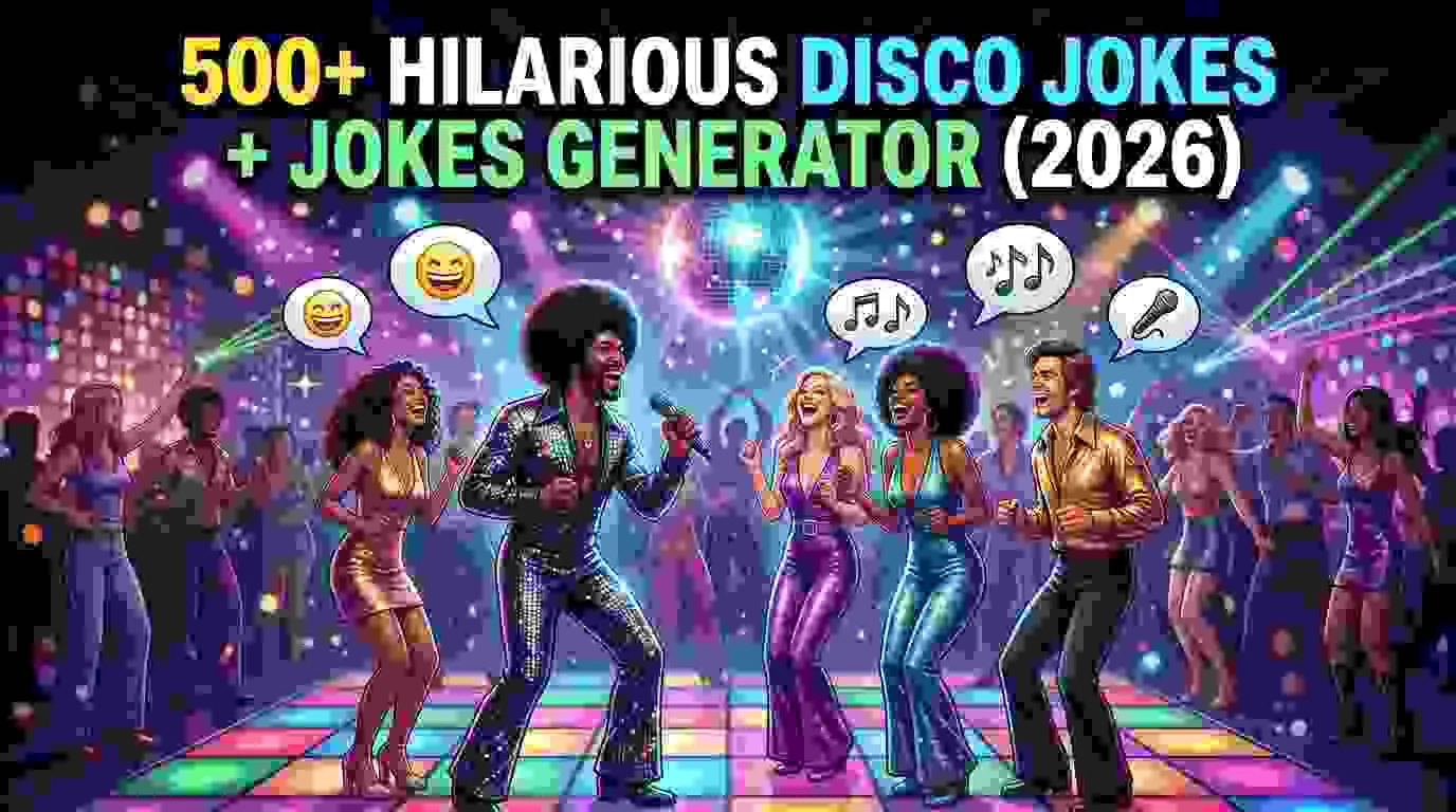 Hilarious Disco Jokes + Jokes Generator