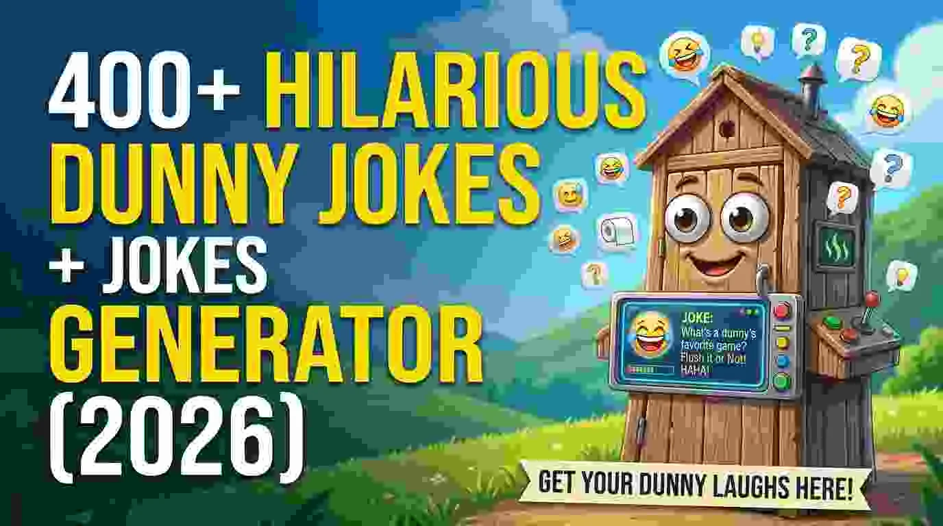 Hilarious Dunny Jokes + Jokes Generator