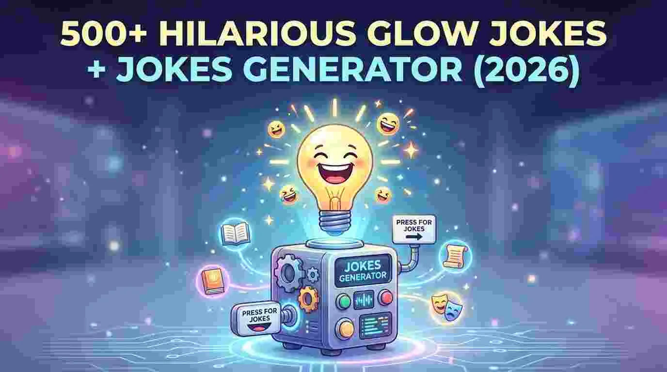 Hilarious Glow Jokes + Jokes Generator