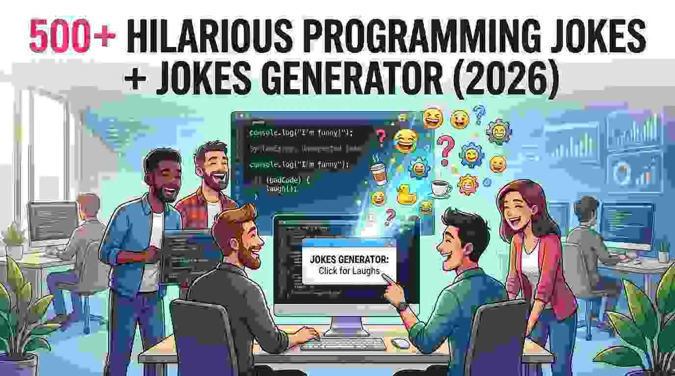 Hilarious Programming Jokes + Jokes Generator