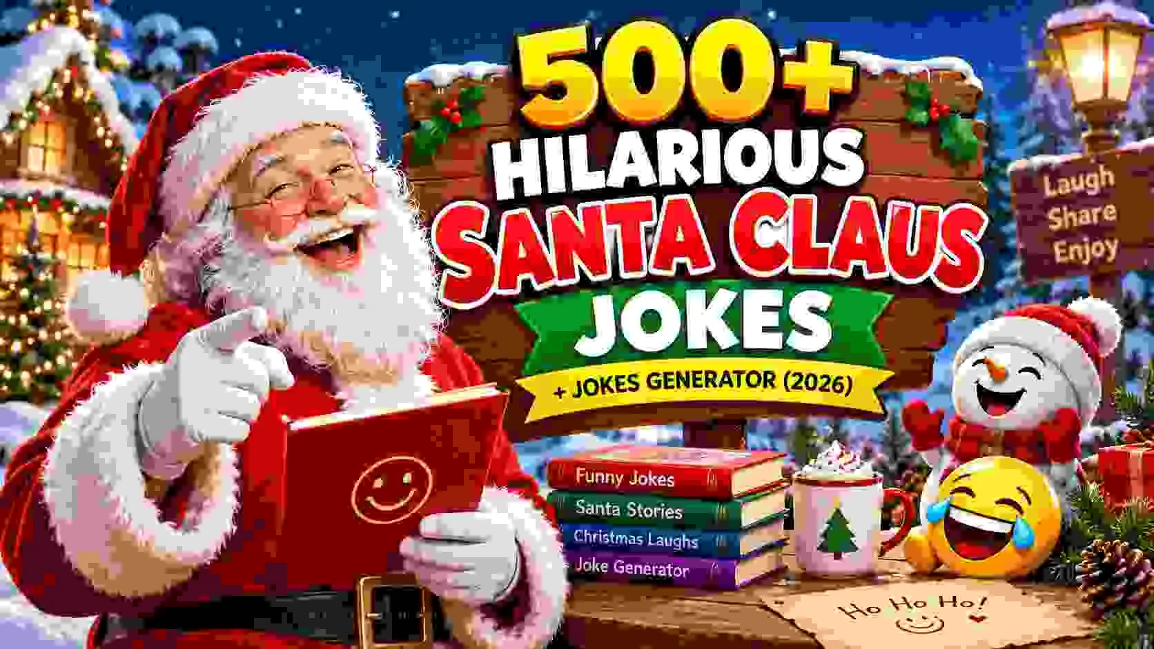 Hilarious Santa Claus Jokes + Jokes Generator