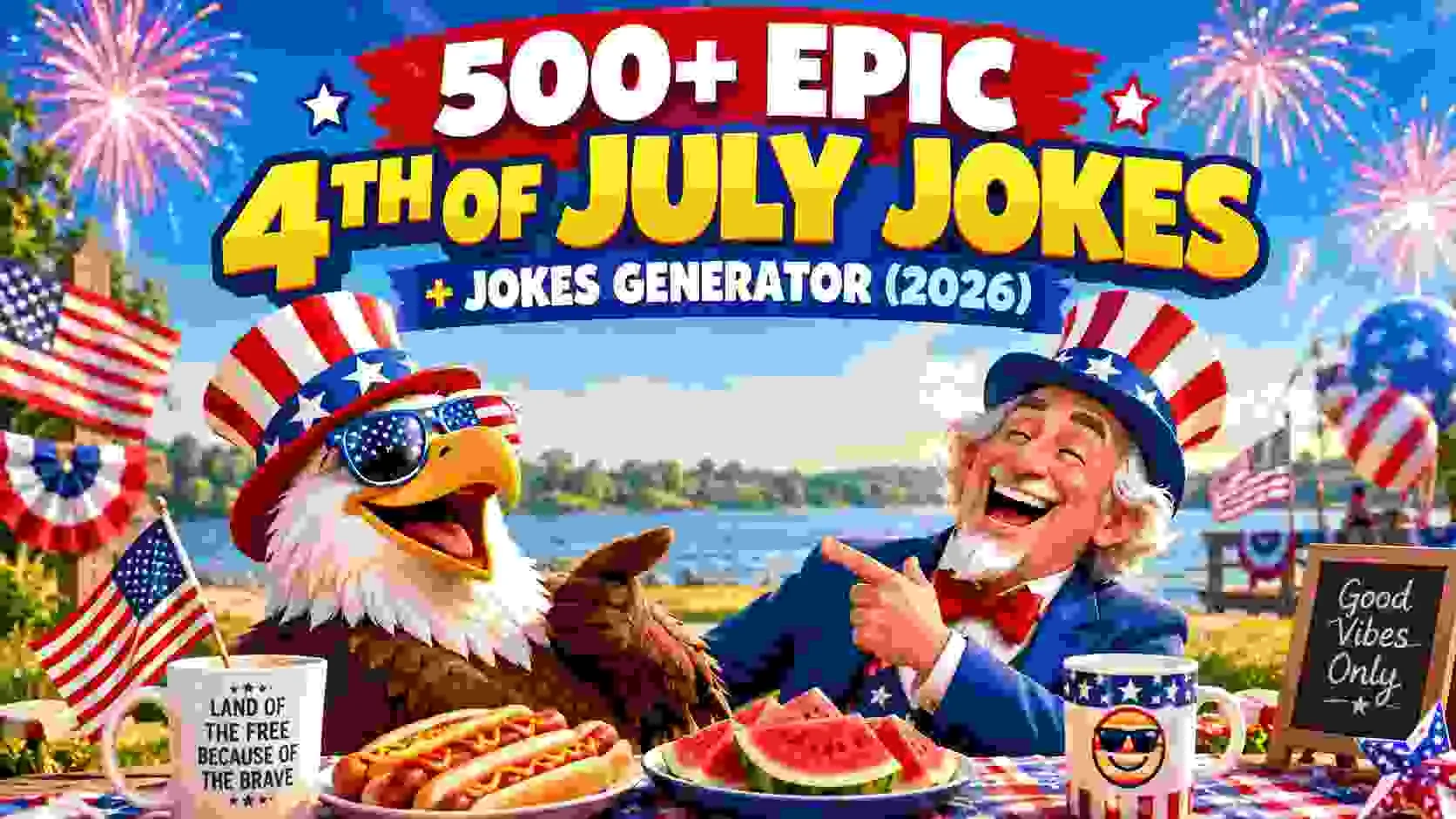 Epic 4th of July Jokes + Jokes Generator