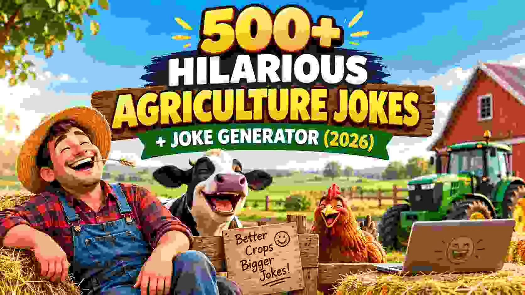 Hilarious Agriculture Jokes + Joke Generator