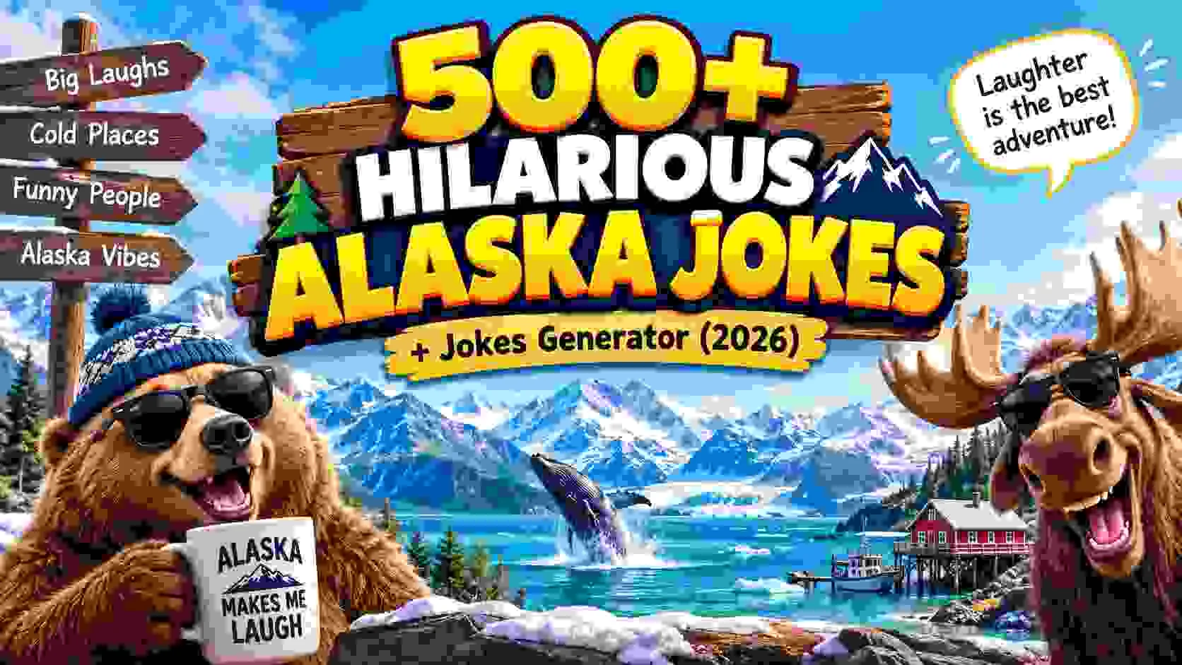 Hilarious Alaska Jokes + Jokes Generator
