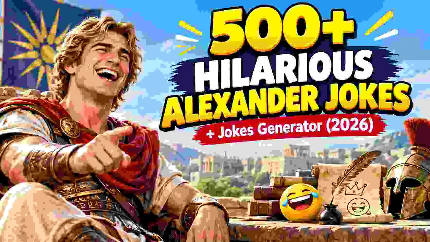 Hilarious Alexander Jokes + Jokes Generator