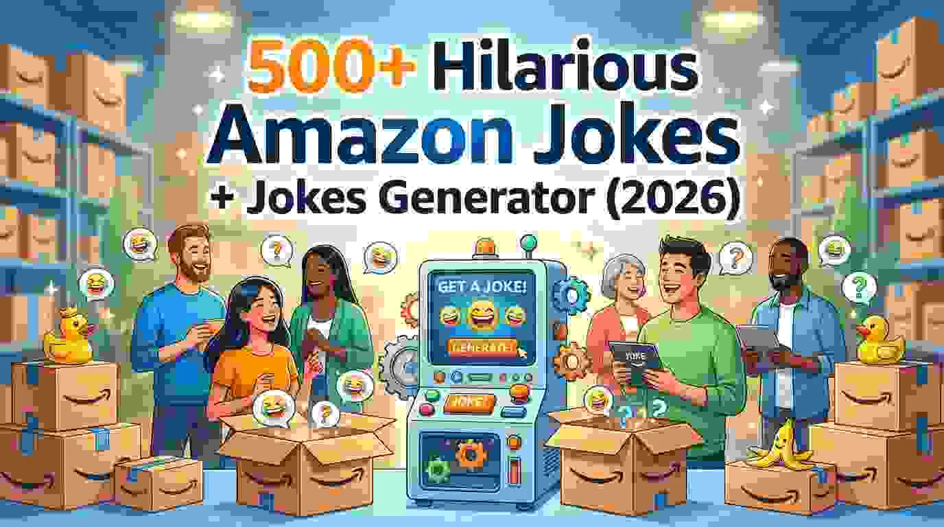 Hilarious Amazon Jokes + Jokes Generator