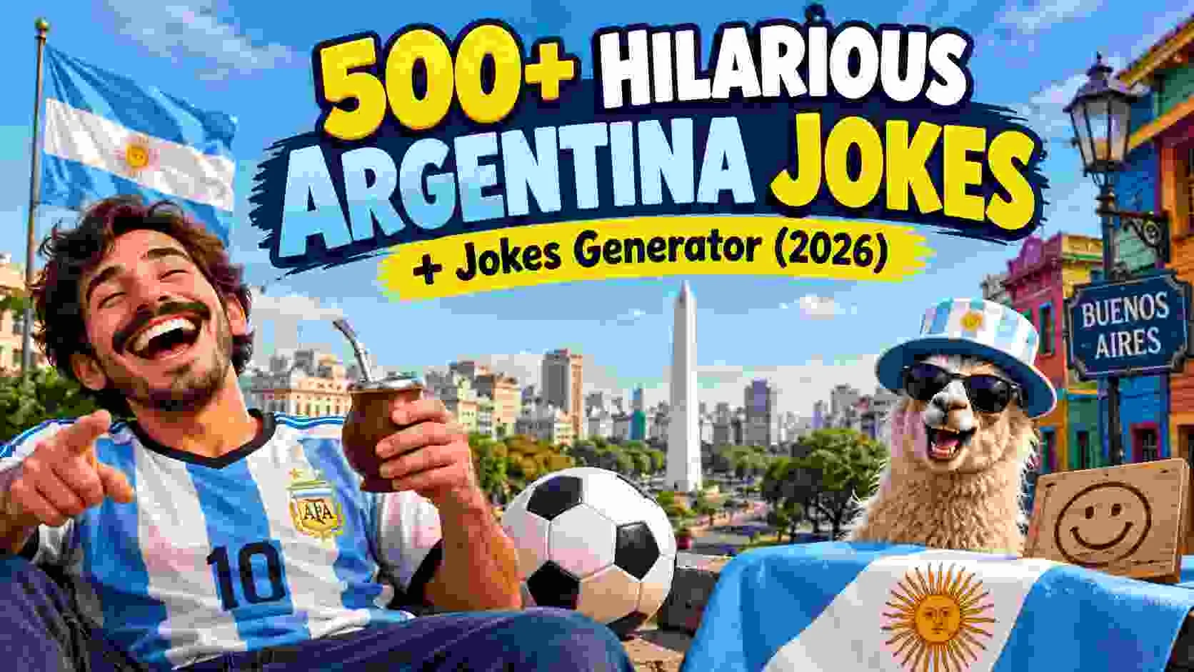 Hilarious Argentina Jokes + Jokes Generator