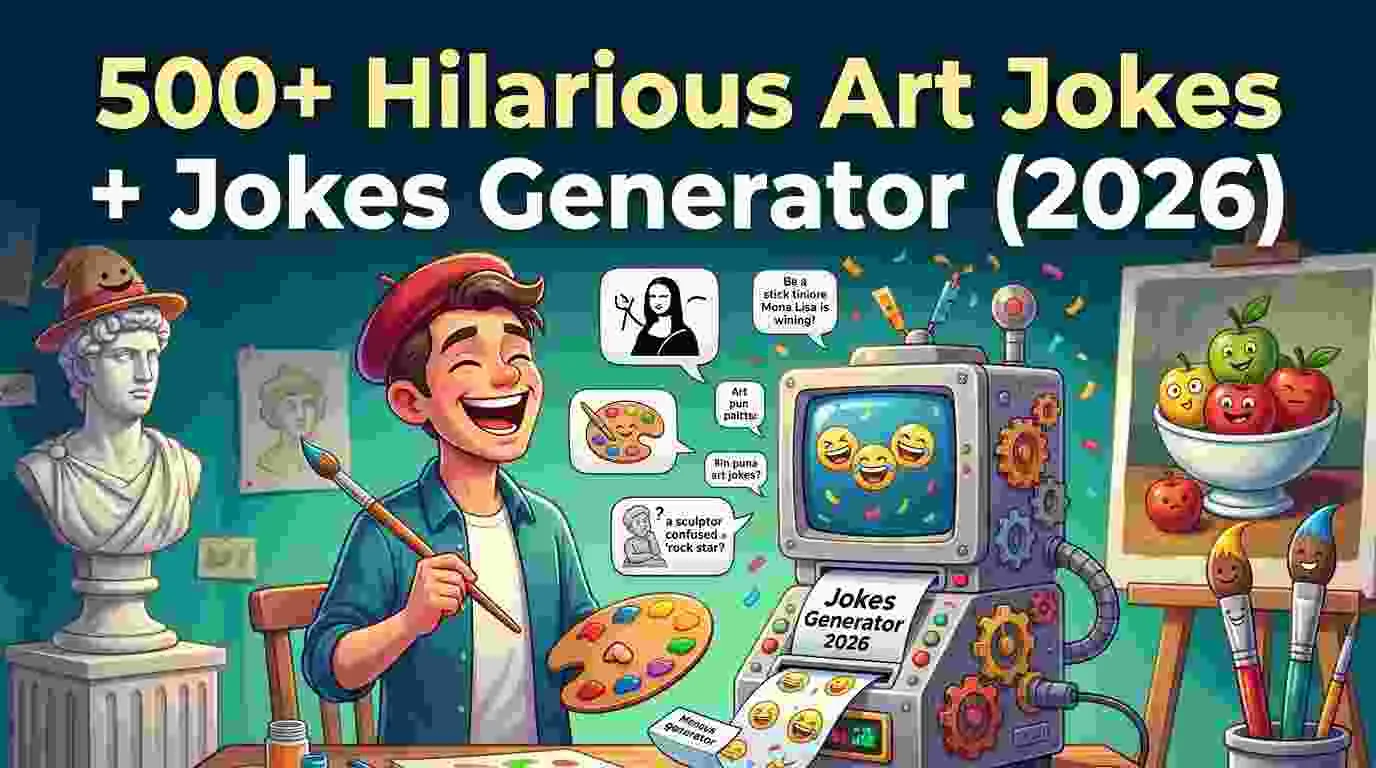 Hilarious Art Jokes + Jokes Generator