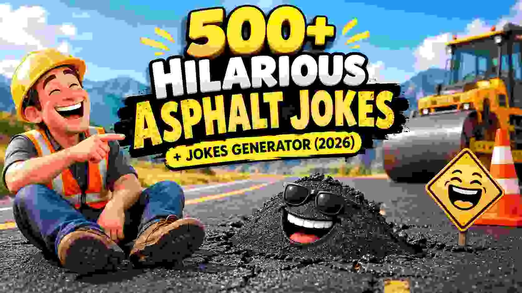 Hilarious Asphalt Jokes + Jokes Generator