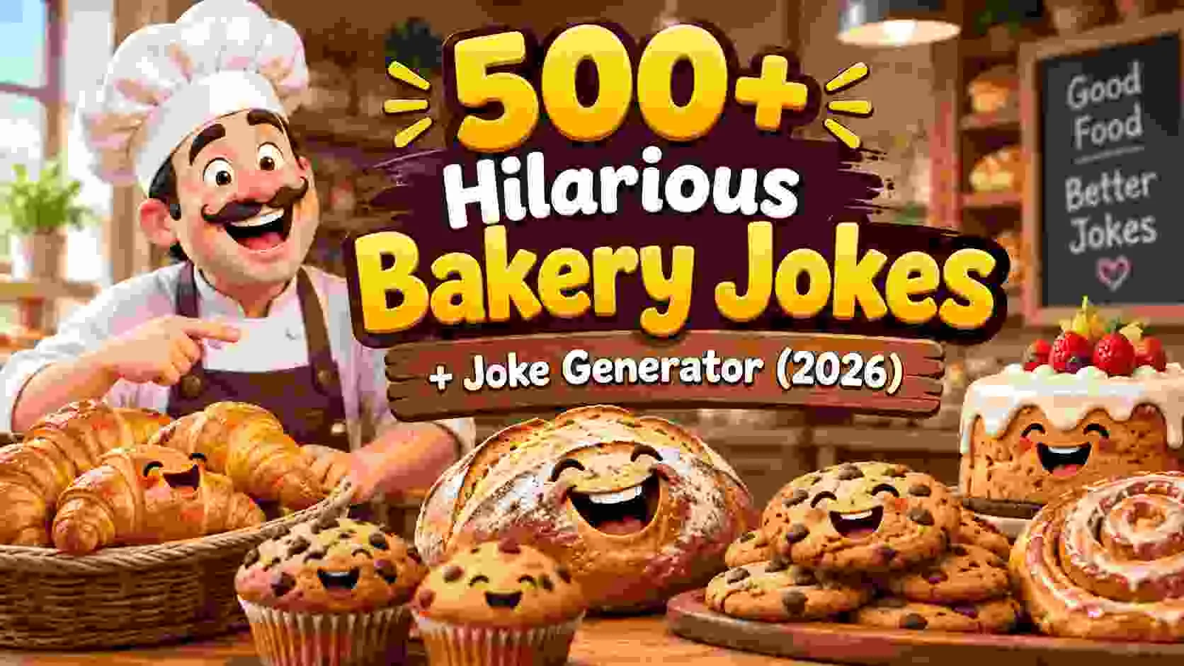 Hilarious Bakery Jokes + Joke Generator