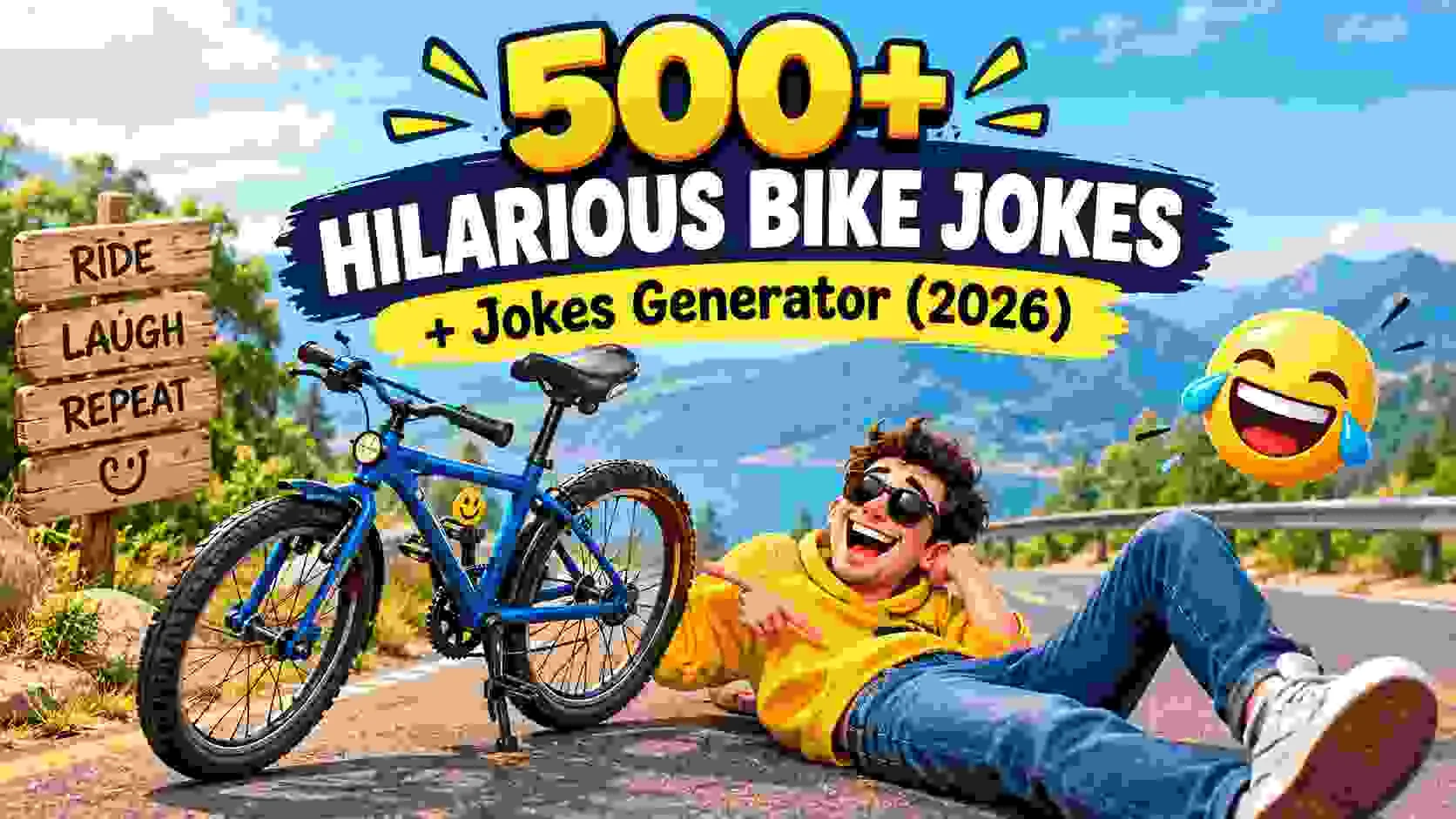 Hilarious Bike Jokes + Jokes Generator