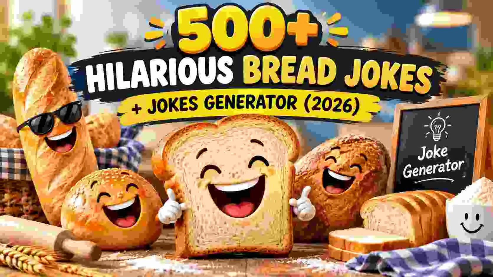 Hilarious Bread Jokes + Jokes Generator