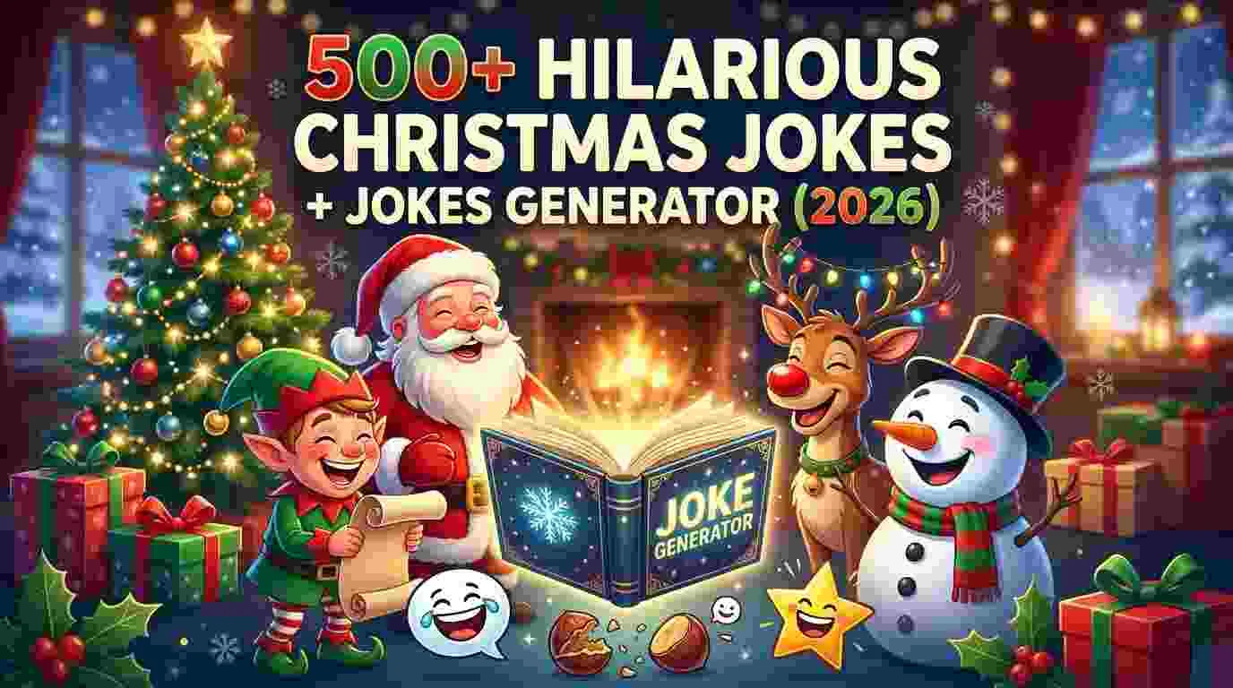 Hilarious Christmas Jokes + Jokes Generator
