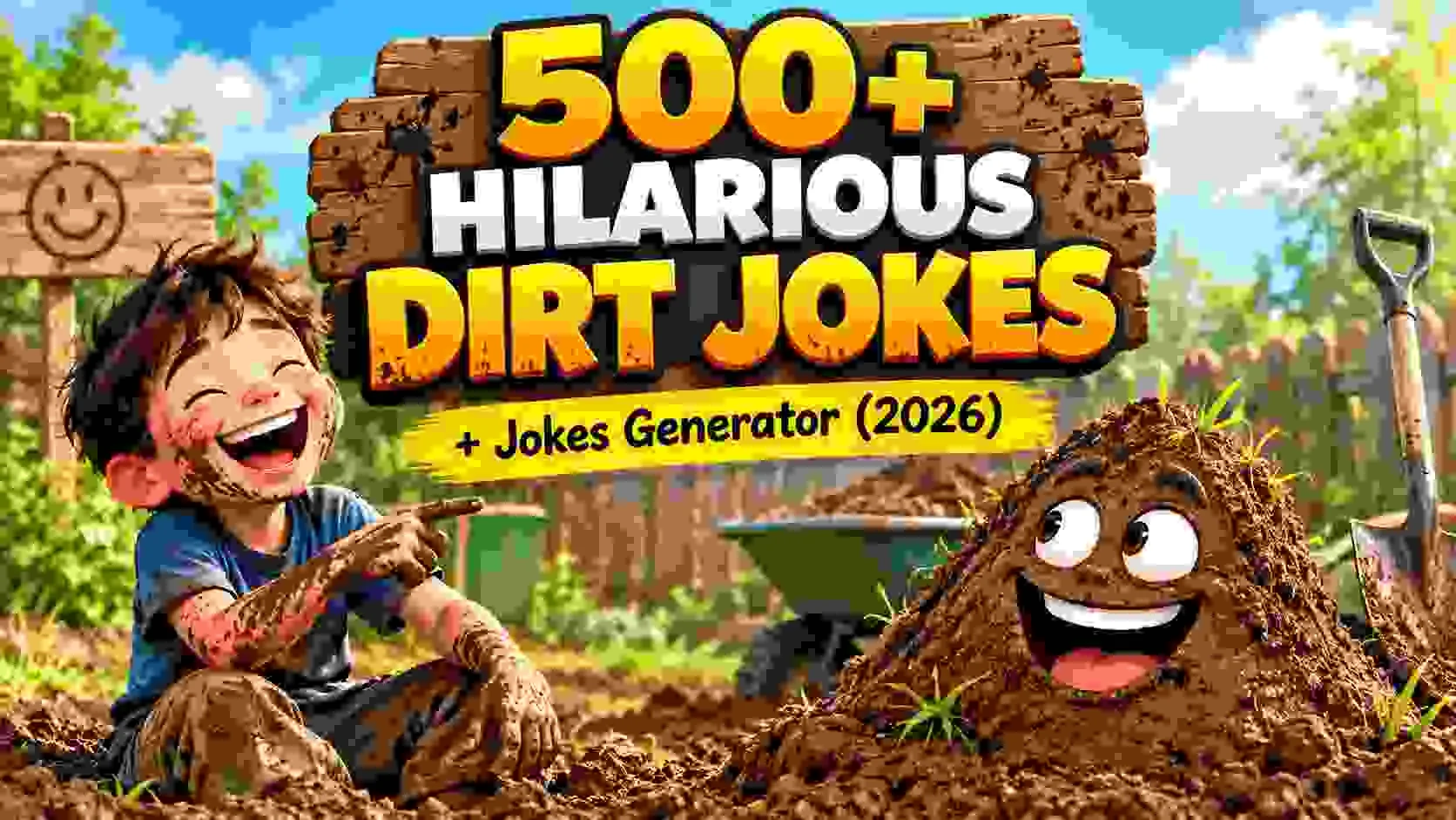 Hilarious Dirt Jokes + Jokes Generator