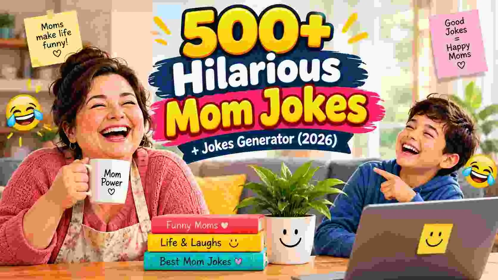 Hilarious Mom Jokes + Jokes Generator