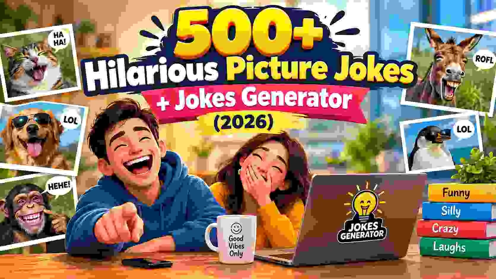 Hilarious Picture Jokes + Jokes Generator