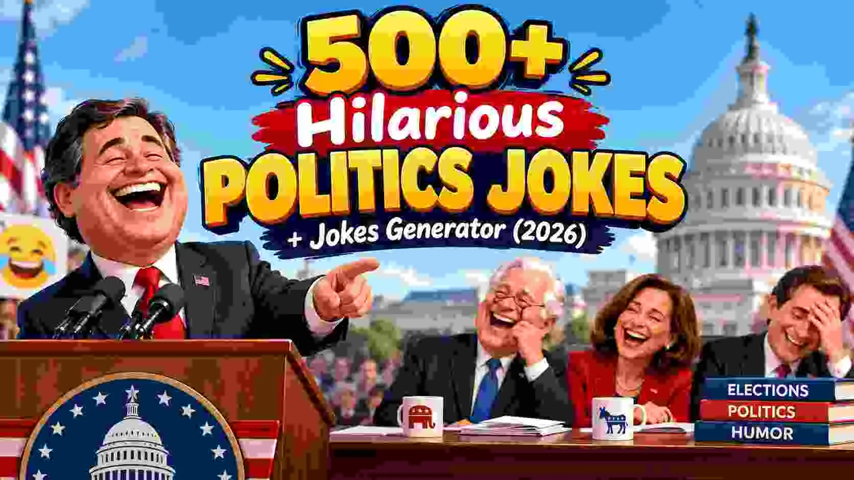 Hilarious Politics Jokes + Jokes Generator