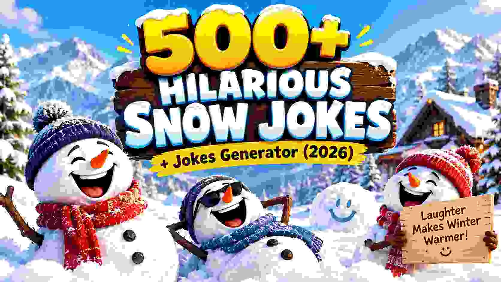 Hilarious Snow Jokes + Jokes Generator