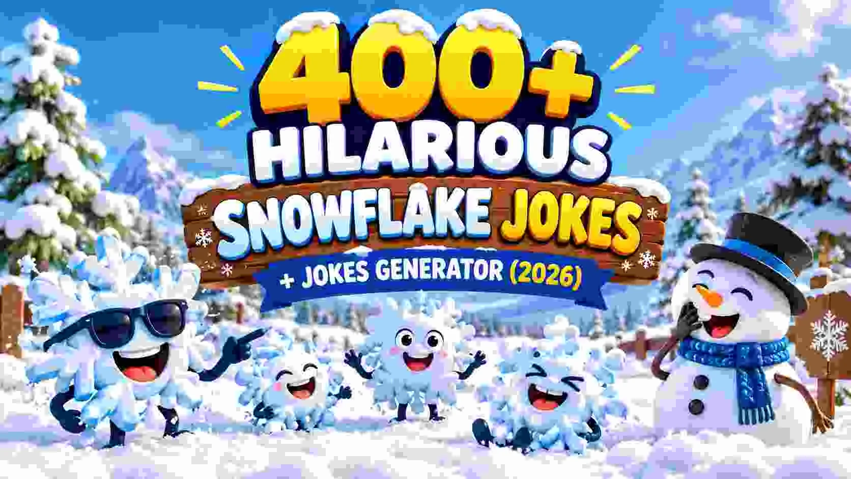 Hilarious Snowflake Jokes + Jokes Generator