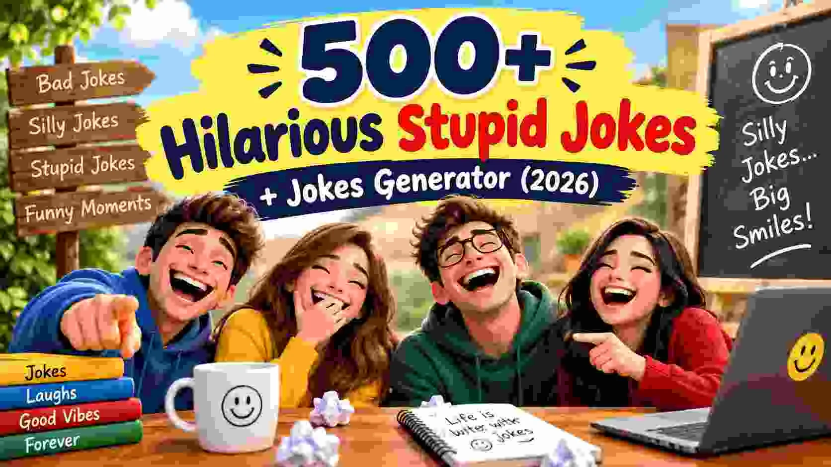 Hilarious Stupid Jokes + Jokes Generator
