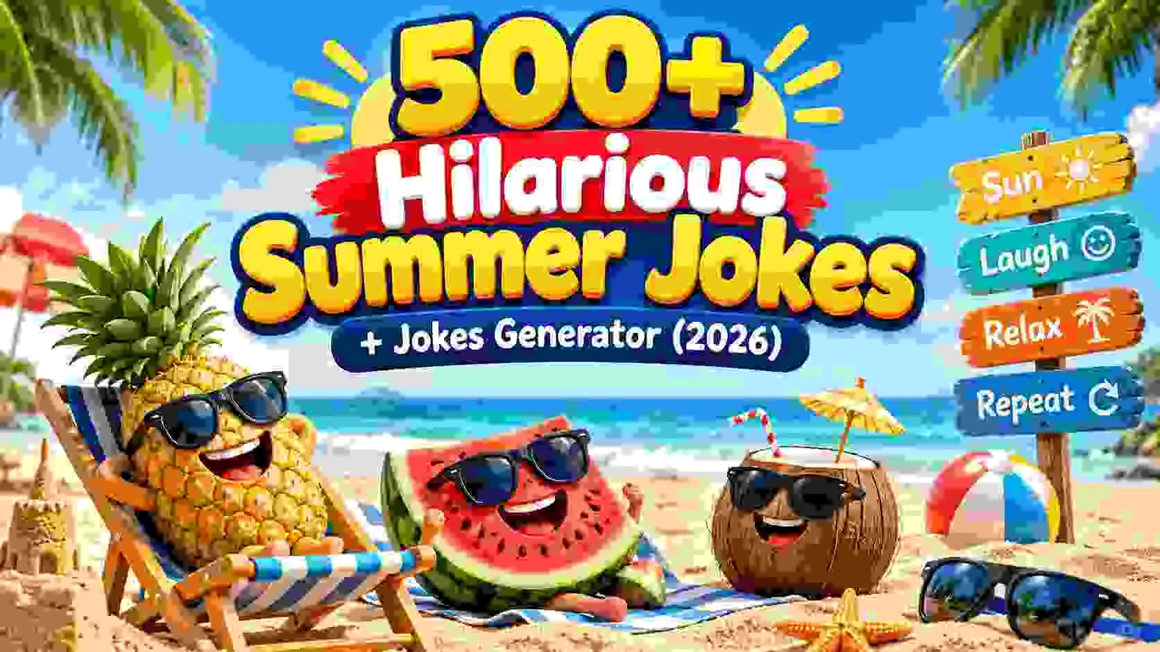 Hilarious Summer Jokes + Jokes Generator