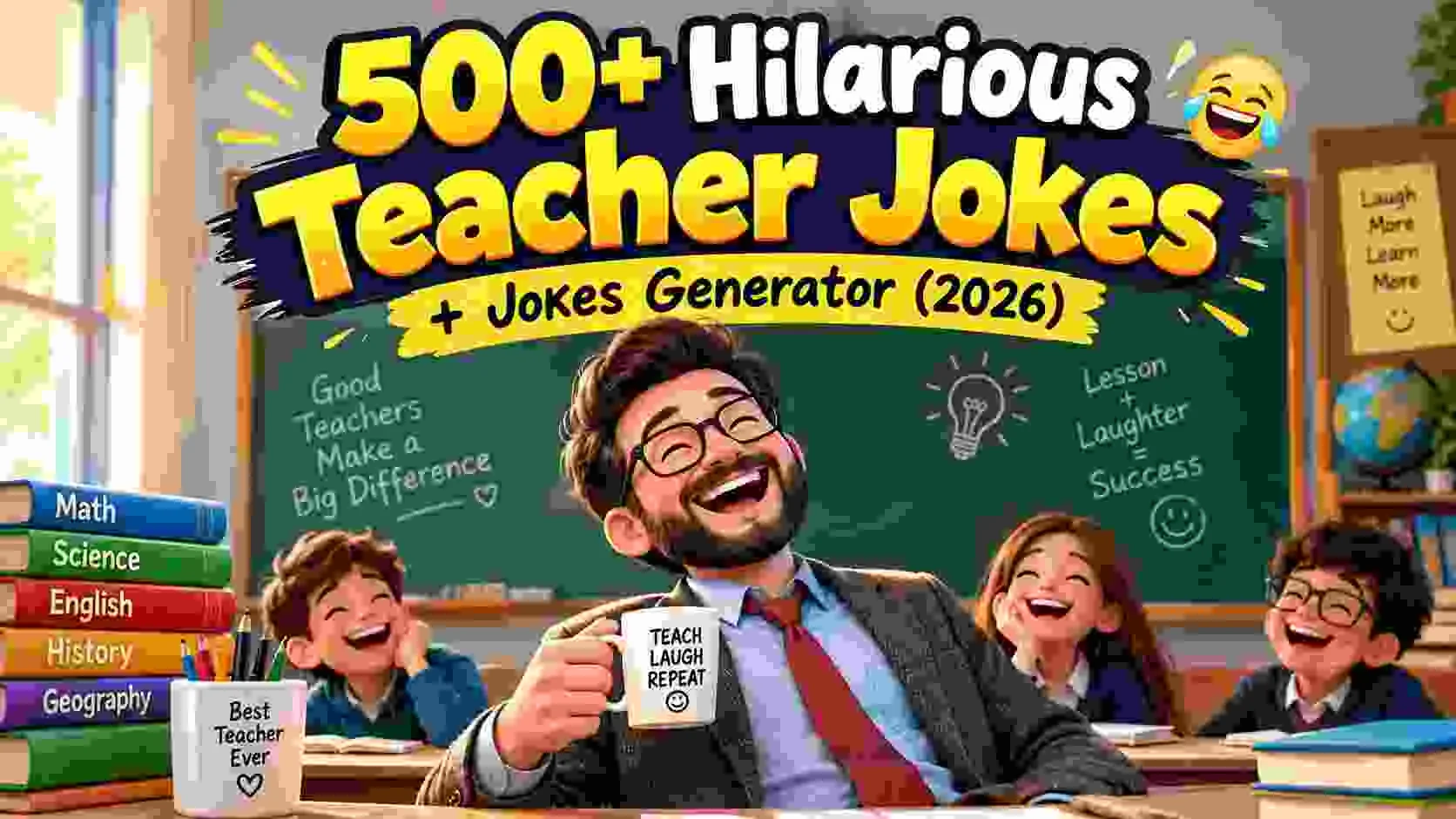 Hilarious Teacher Jokes + Jokes Generator