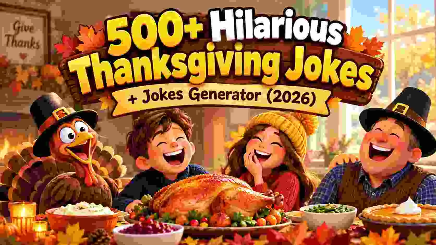 Hilarious Thanksgiving Jokes + Jokes Generator