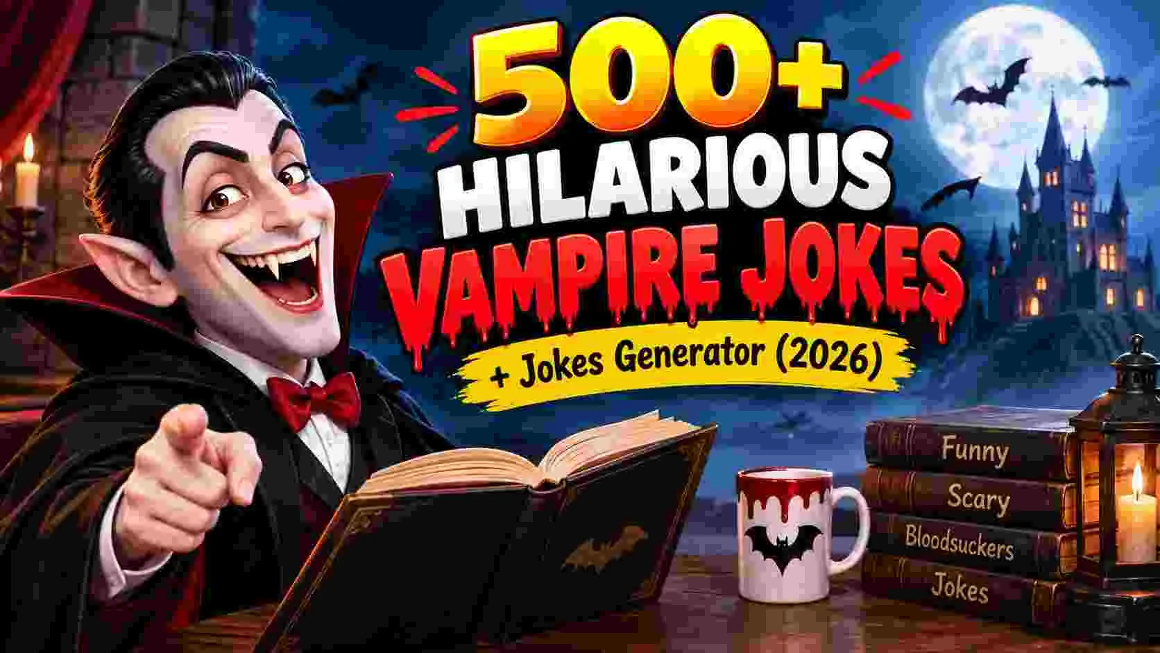 Hilarious Vampire Jokes + Jokes Generator