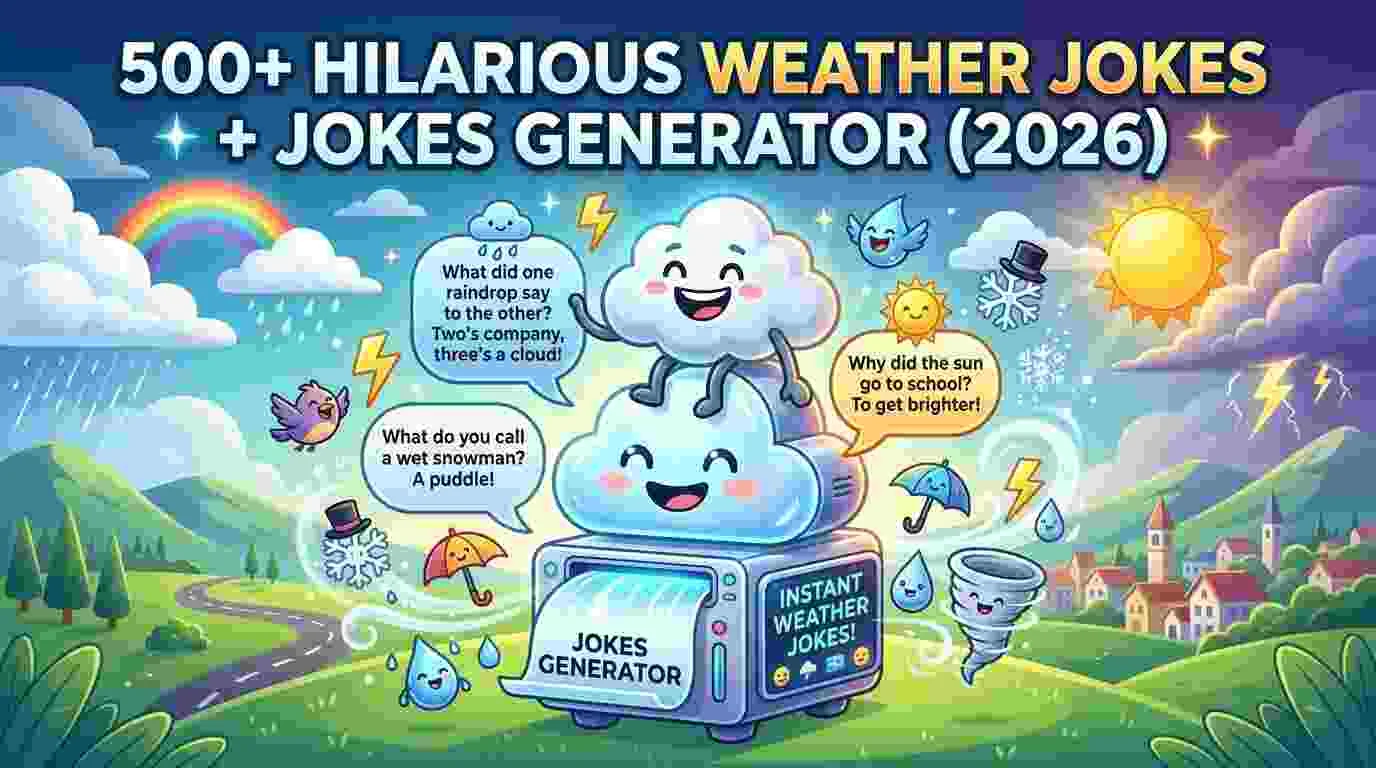 Hilarious Weather Jokes + Jokes Generator