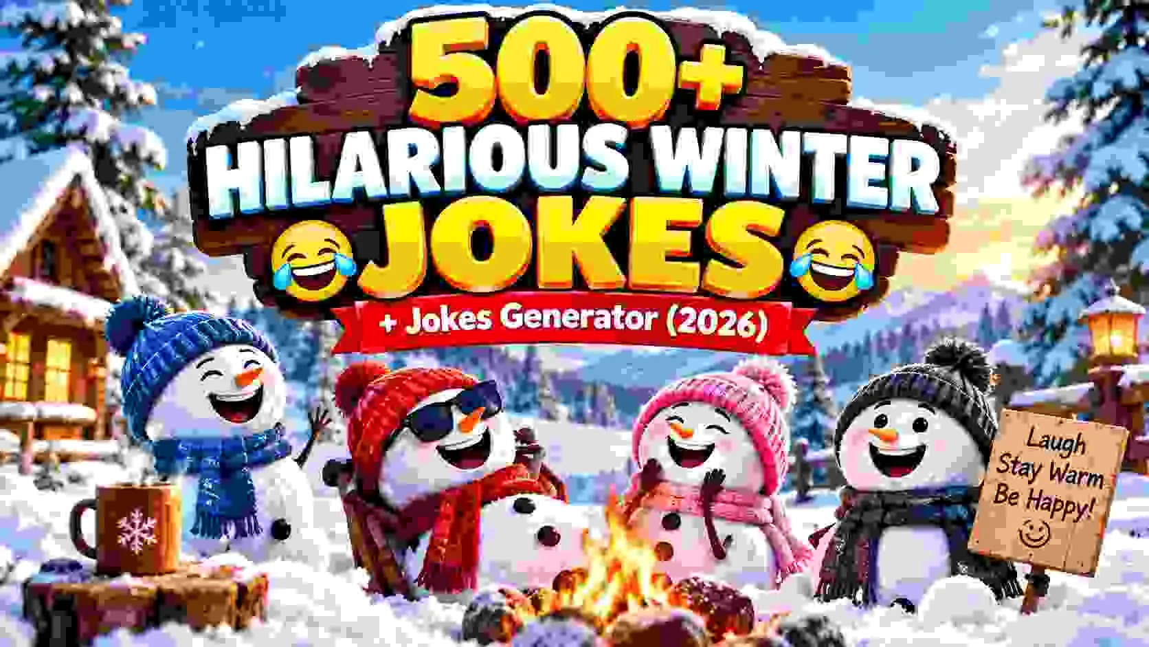 Hilarious Winter Jokes + Jokes Generator