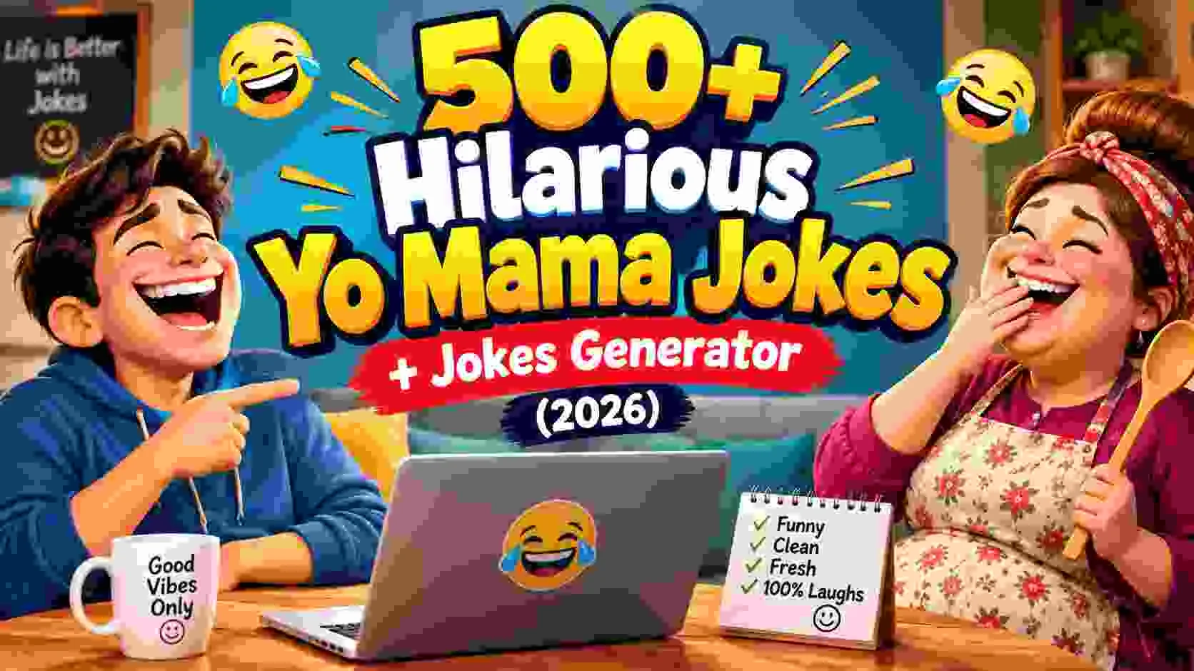 Hilarious Yo Mama Jokes + Jokes Generator